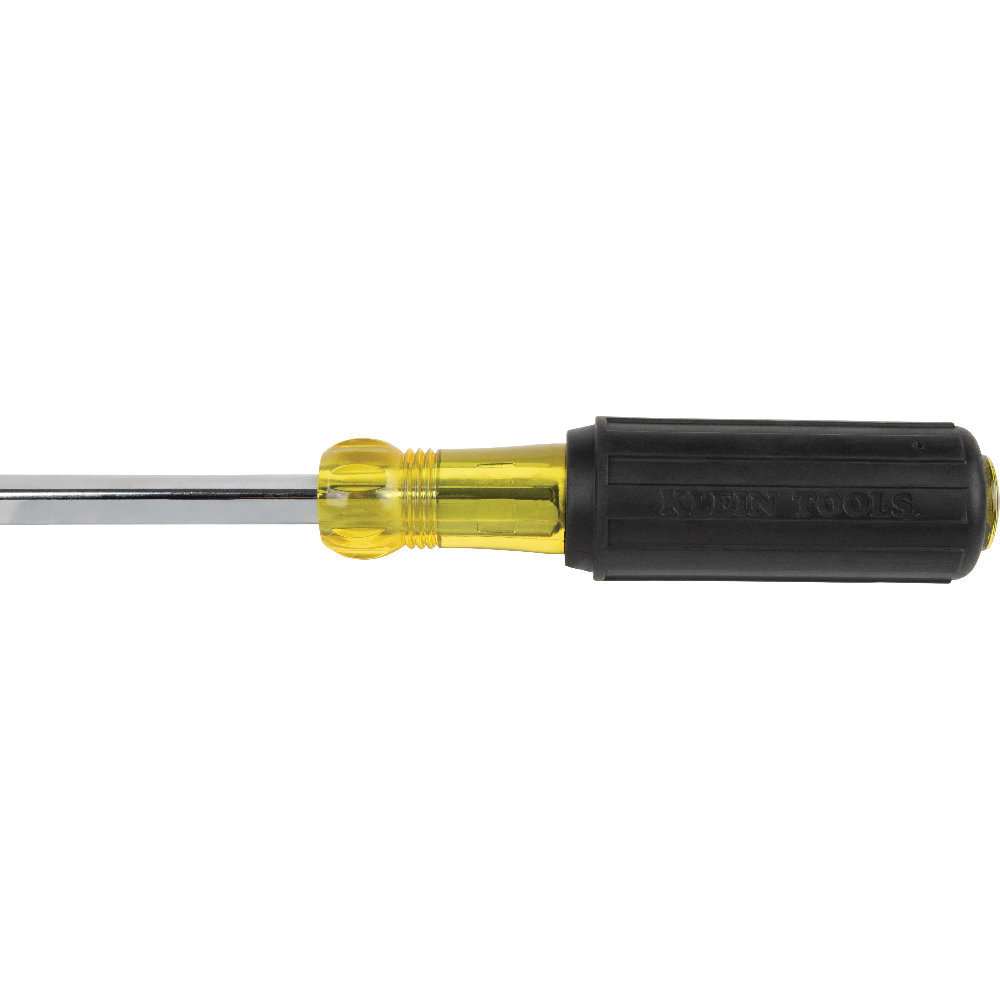 600-6 Screwdriver, 5/16 in Drive, Keystone Drive, 10-15/16 in OAL, 6 in L Shank, Rubber Handle