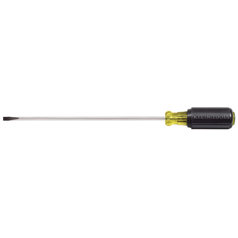 601-8 Screwdriver, 3/16 in Drive, Cabinet Drive, 11-3/4 in OAL, 8 in L Shank, Rubber Handle