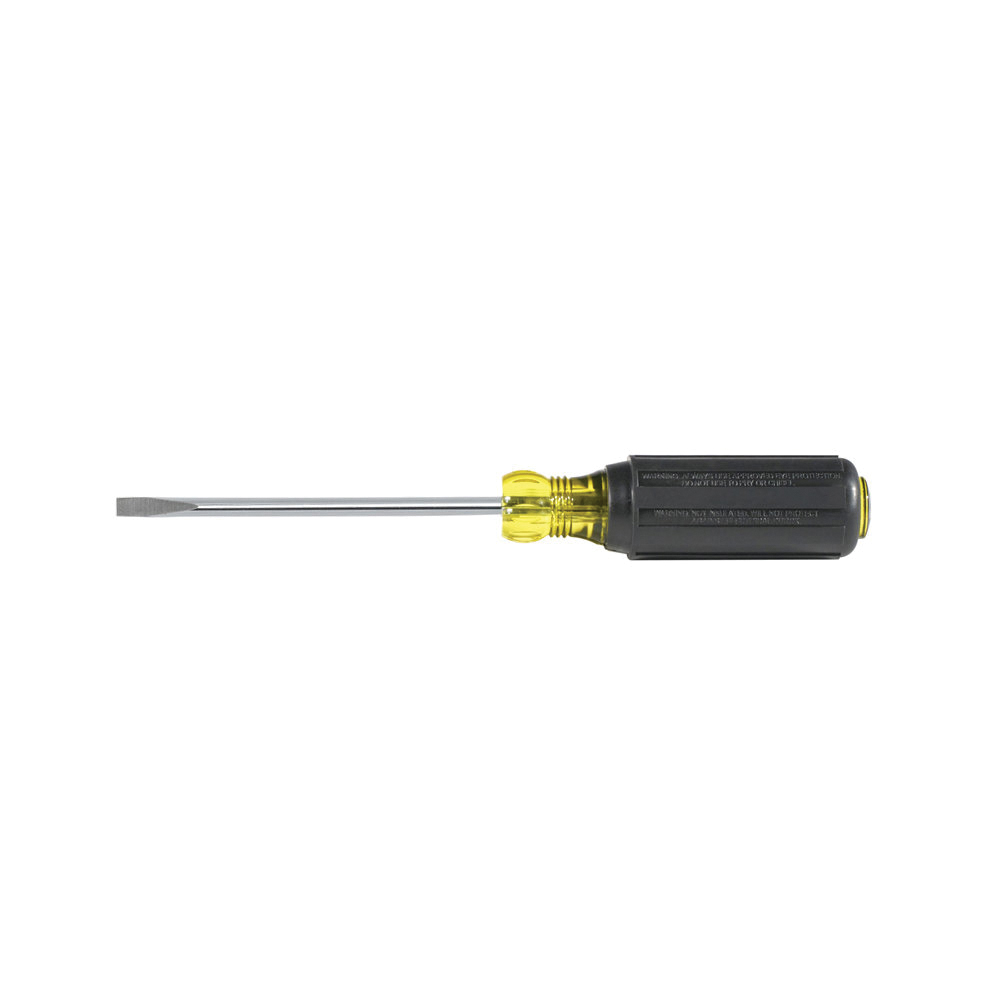 601-4 Screwdriver, 3/16 in Drive, Cabinet Drive, 7-3/4 in OAL, 4 in L Shank, Rubber Handle