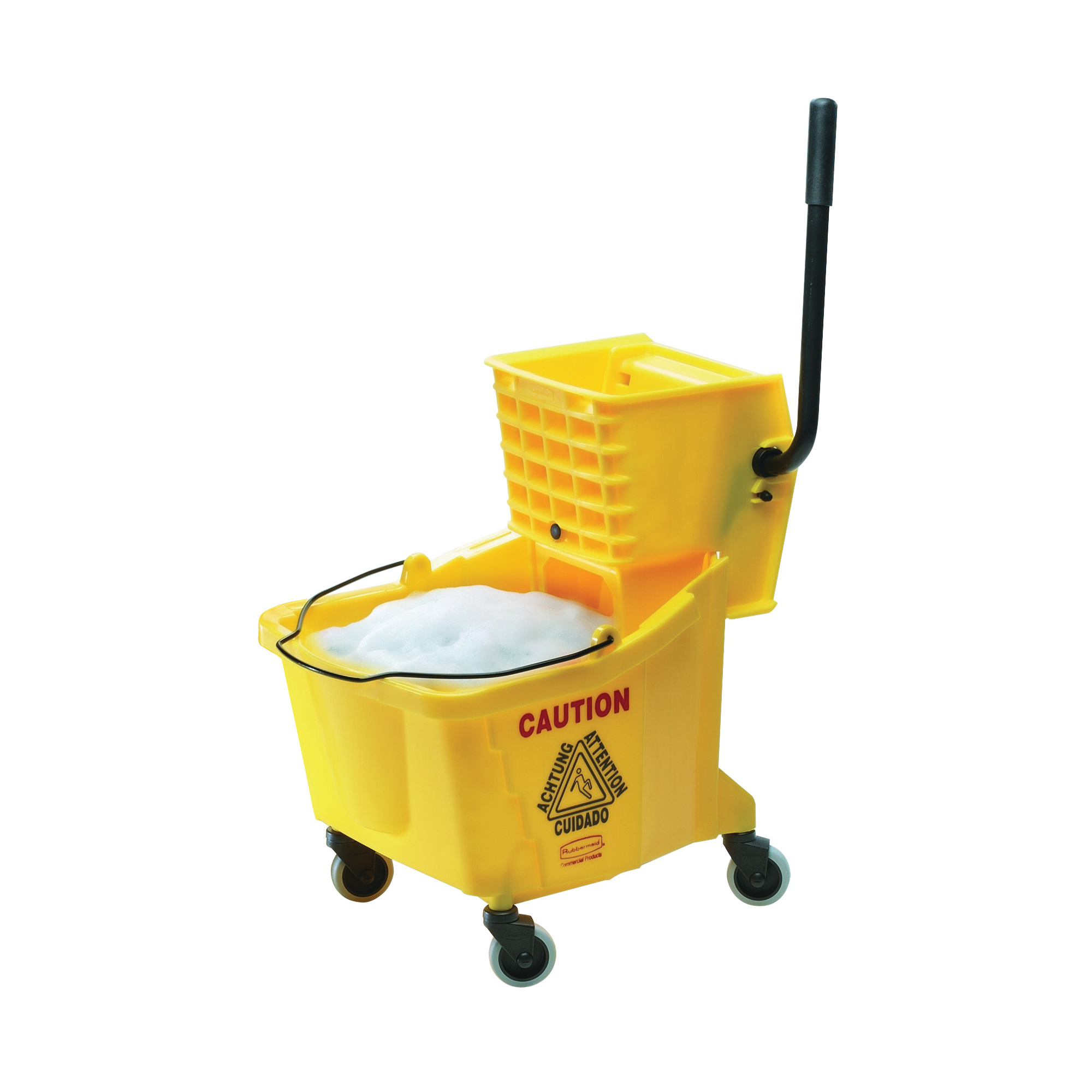 1887305 Mop Bucket, 35 qt Capacity, Rectangular, Polypropylene Bucket/Pail, Yellow