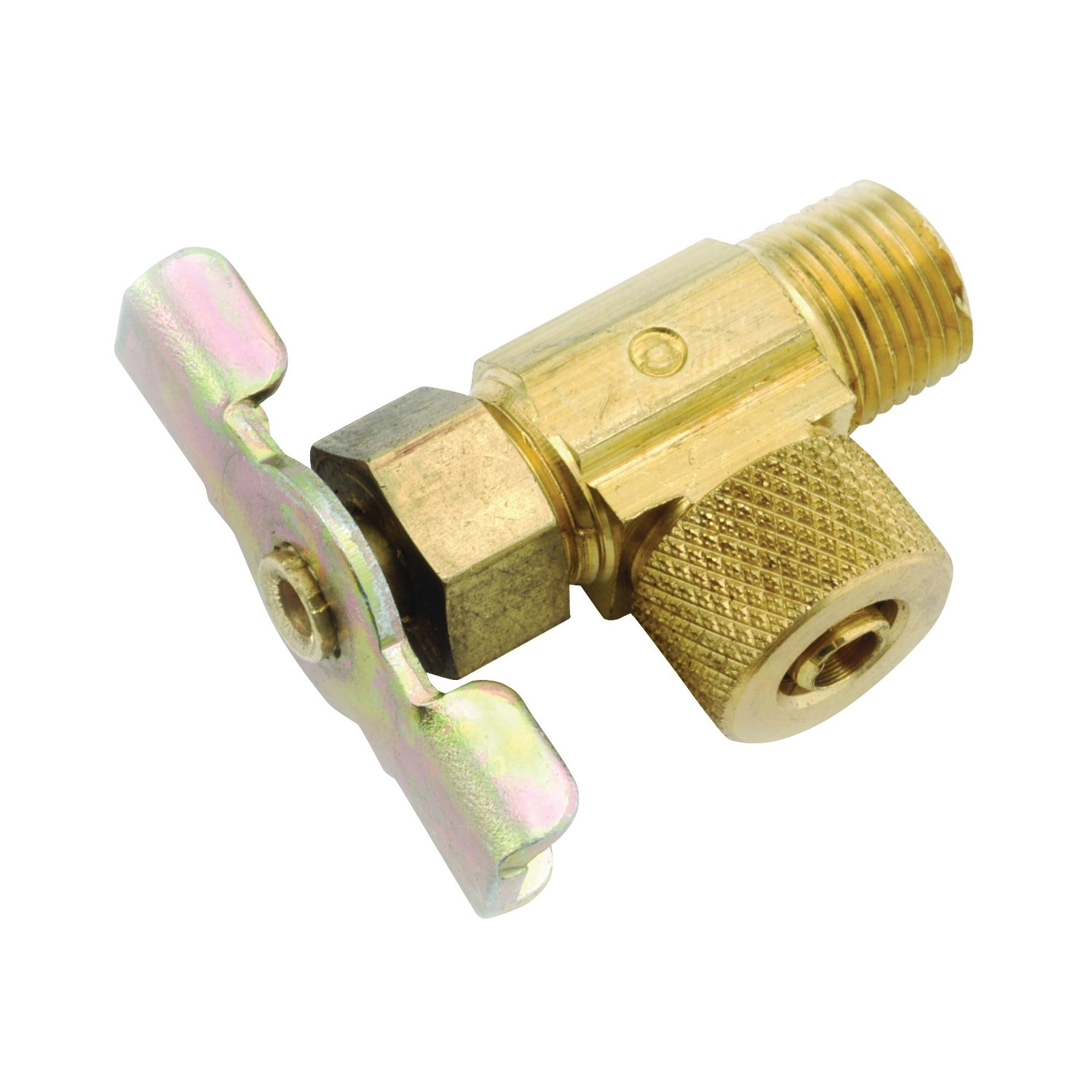 50873-0402 Needle Valve, 1/4 x 1/8 in Connection, MIP, Brass Body