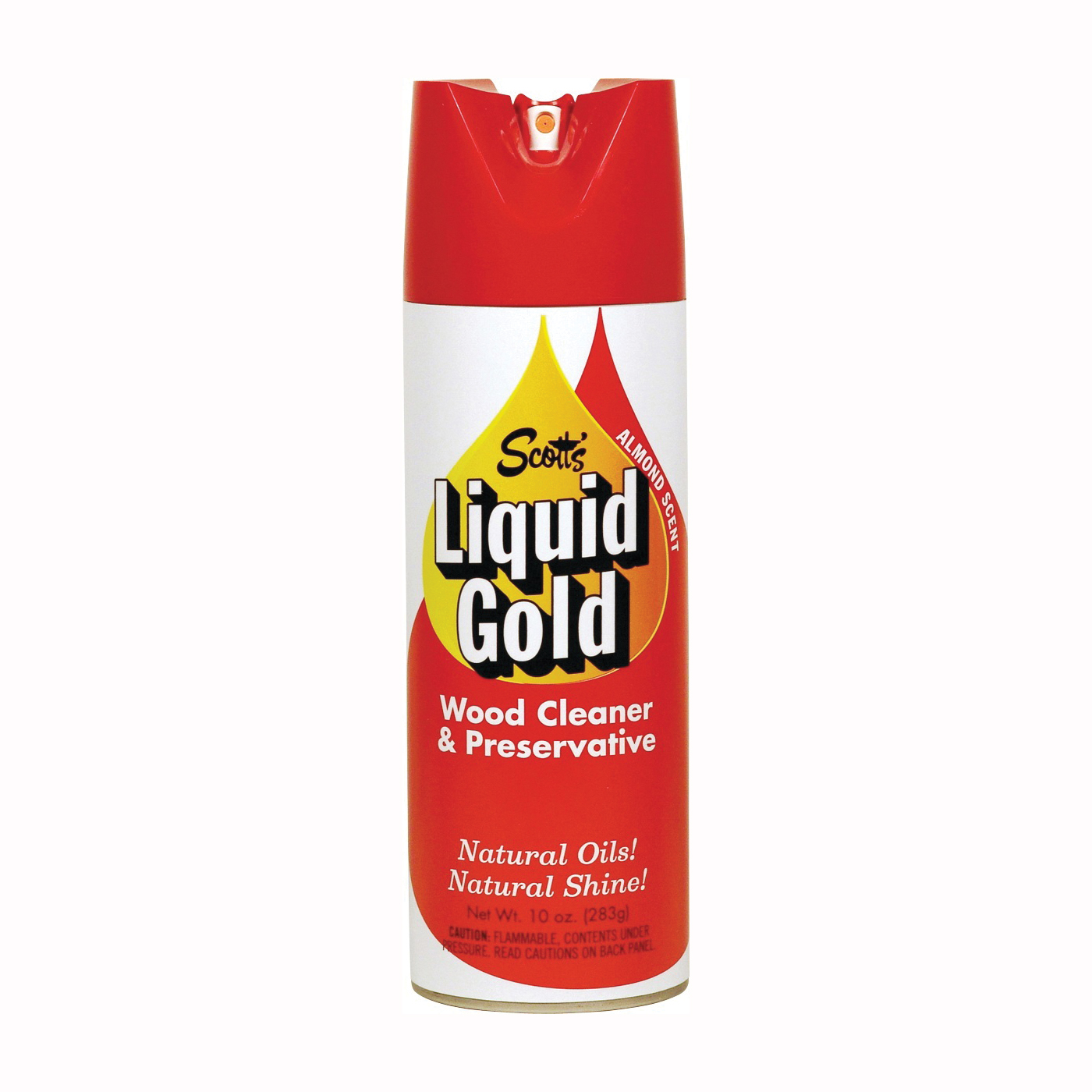 10011 Cleaner and Preservative, 10 oz Aerosol Can, Liquid, Almond, Amber