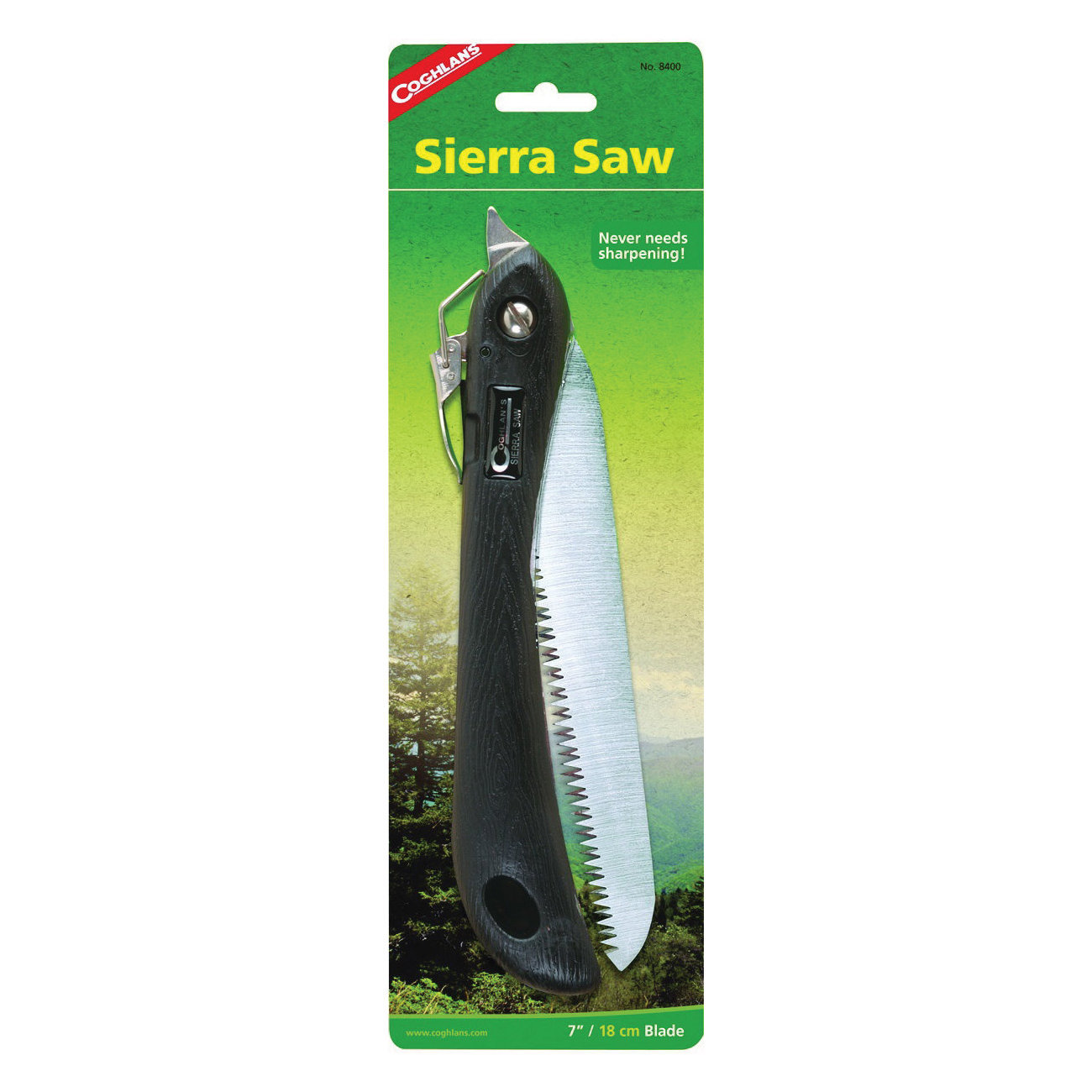 8400 Sierra Saw, Steel Blade, Plastic Handle, 16 in L