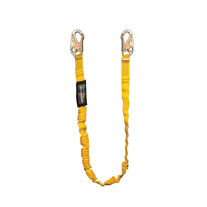 11200 Lanyard, 130 to 310 lb, 6 ft L Line, Polyester Line, 1-Leg, Snap Hook Harness Hook, Snap
