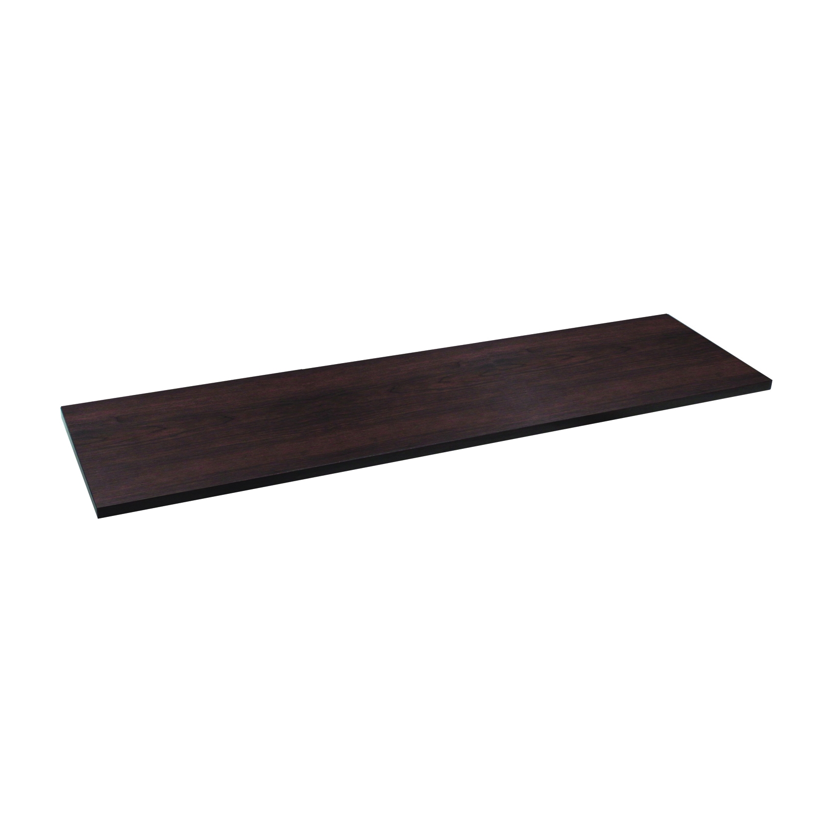 1980 ESP 12X36 Shelf Board, 200 lb, 36 in L, 12 in W, Particleboard, Espresso