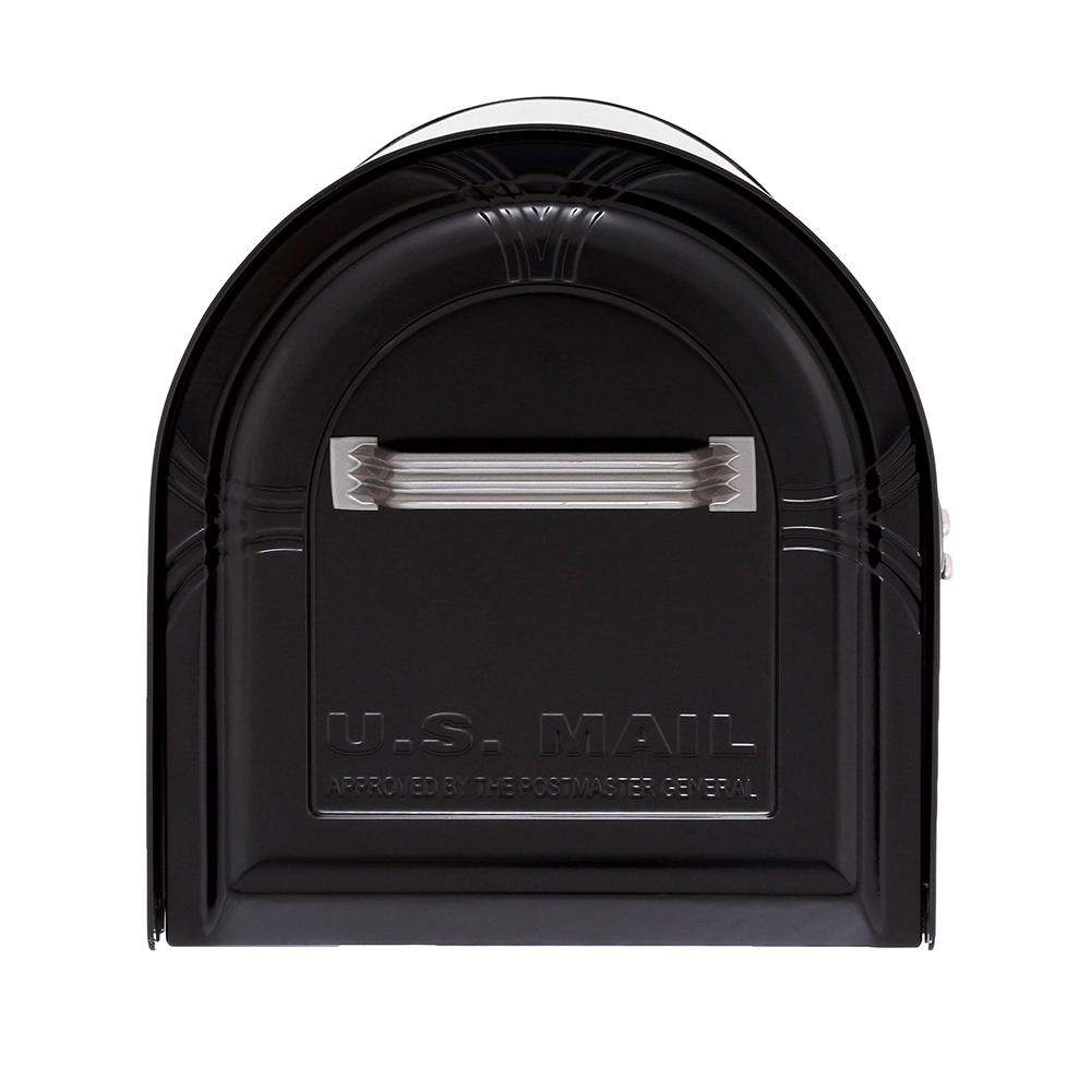 Gibraltar Mailboxes Wyngate Series WM16KB01 Mailbox, 1450 cu-in Capacity, Galvanized Steel, Satin Nickel, 10.6 in W