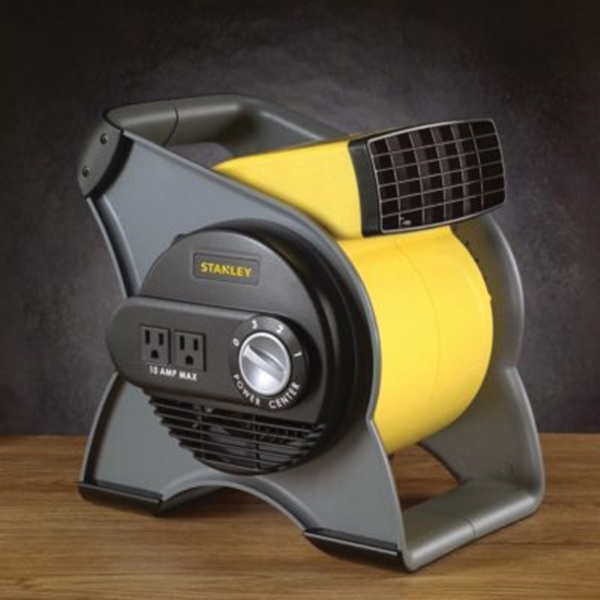 655704 Blower Fan, 0.88 A, 120 V, 3-Speed, 310 cfm Air, Plastic, Black/Yellow