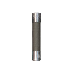 BP/ABC-10 Fuse, 10 A, 250 VAC, 125 VDC, 200 A, 10 kA Interrupt, Ceramic Body, ABC, Fast Acting Fuse