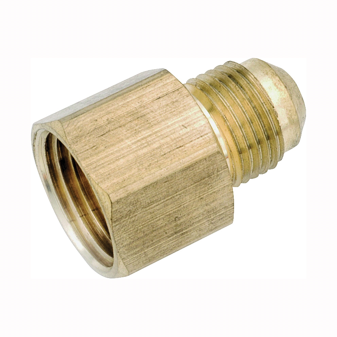 754046-1012 Tube Coupling, 5/8 x 3/4 in, Flare x FNPT, Brass