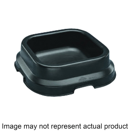 SLP-10BX Low Feed Pan, 10 qt Volume, Fortalloy Plastic, Black