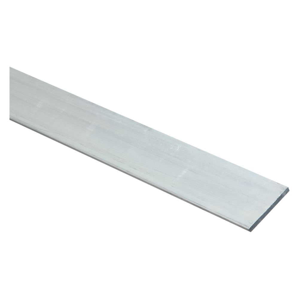 4200BC Series N247-106 Rectangular Bar, 1-1/2 in W, 48 in L, 1/8 in Thick, Aluminum, Mill