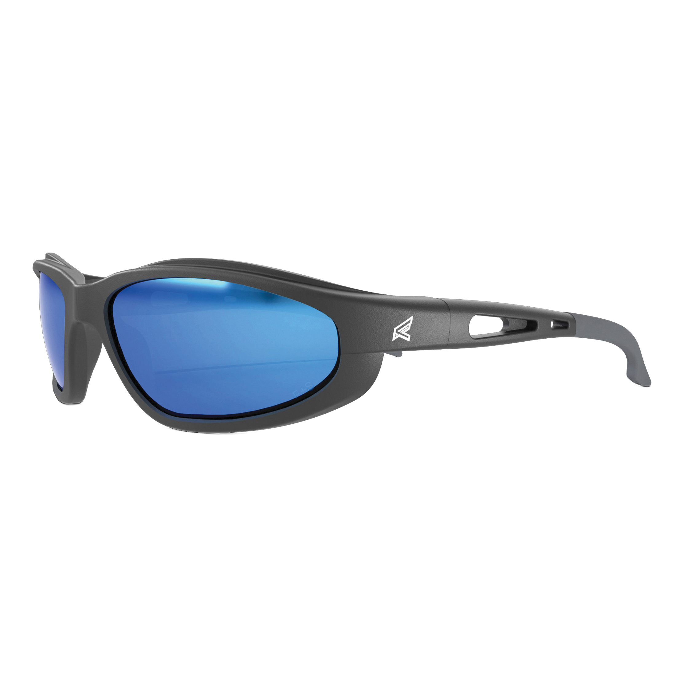 TSMAP218 Polarized Safety Glasses, Scratch-Resistant Lens, Blue Lens, Black Frame, Unisex, Polycarbonate Lens, Full Frame, Nylon Frame