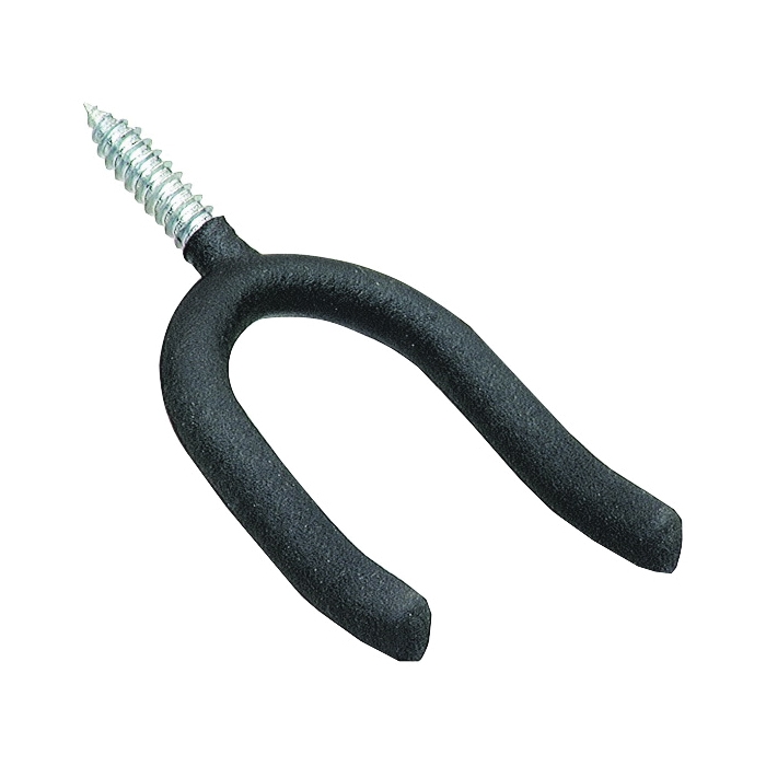 SH13-25 Tool Holder Hook, 50 lb, Screw, Steel, Black