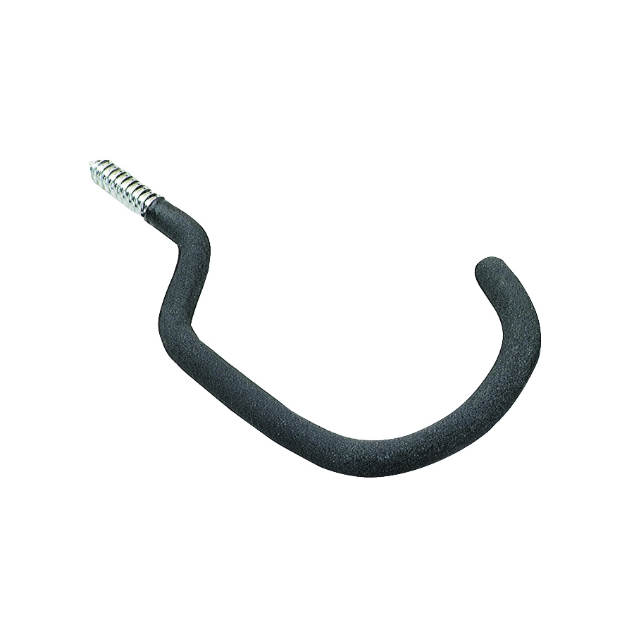 SH18-25 Bike Hanger, 40 to 75 lb, Screw, Steel, Black, Zinc