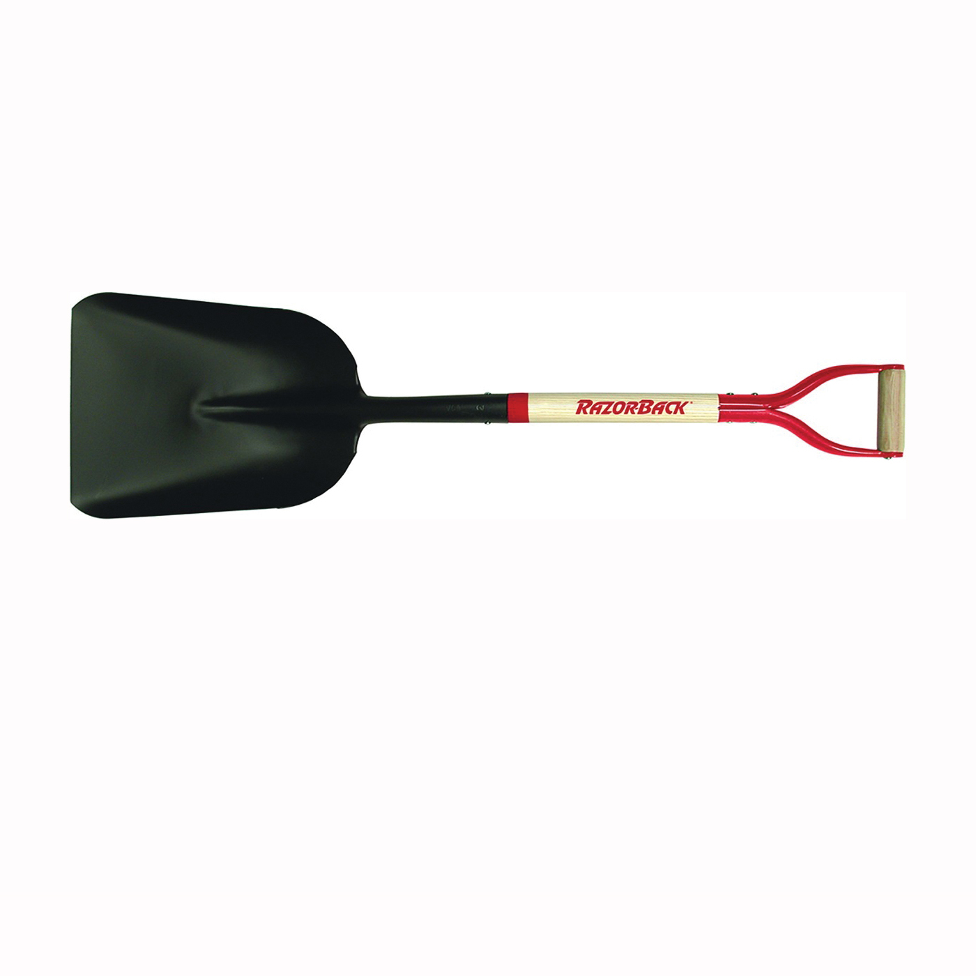 50139 Scoop Shovel, 11-1/8 in W Blade, 15 in L Blade, Steel Blade, North American Hardwood Handle, 41 in OAL