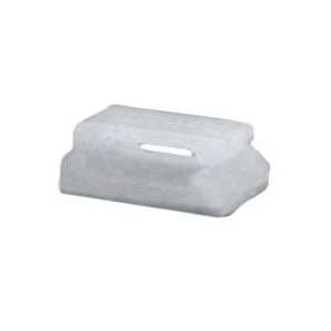 GWC-1510 Wire Clip, Poly, White, Stick-On