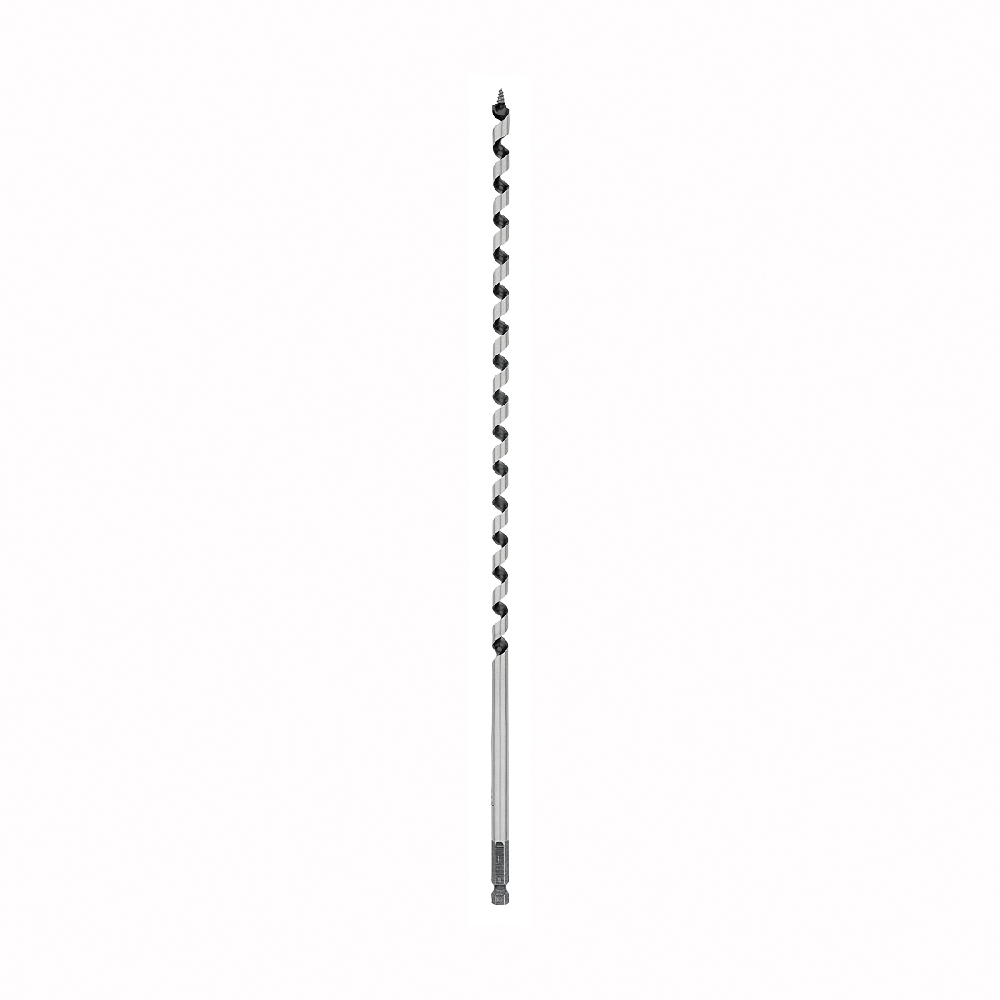 WeldTec 3043004 Auger Drill Bit, 3/8 in Dia, 17 in OAL, Twist Flute, 1-Flute, 3/8 in Dia Shank