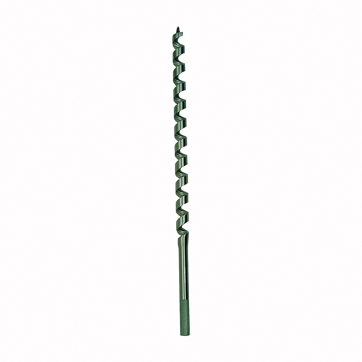 WeldTec 3043009 Auger Drill Bit, 3/4 in Dia, 17 in OAL, Twist Flute, 1-Flute, 7/16 in Dia Shank