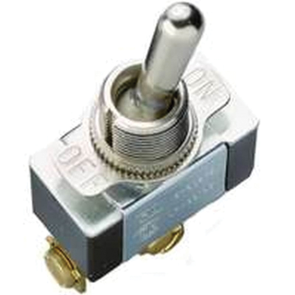 GSW-11 Series Toggle Switch, 20 A, 125/250 V, SPST, Screw Terminal, Silver