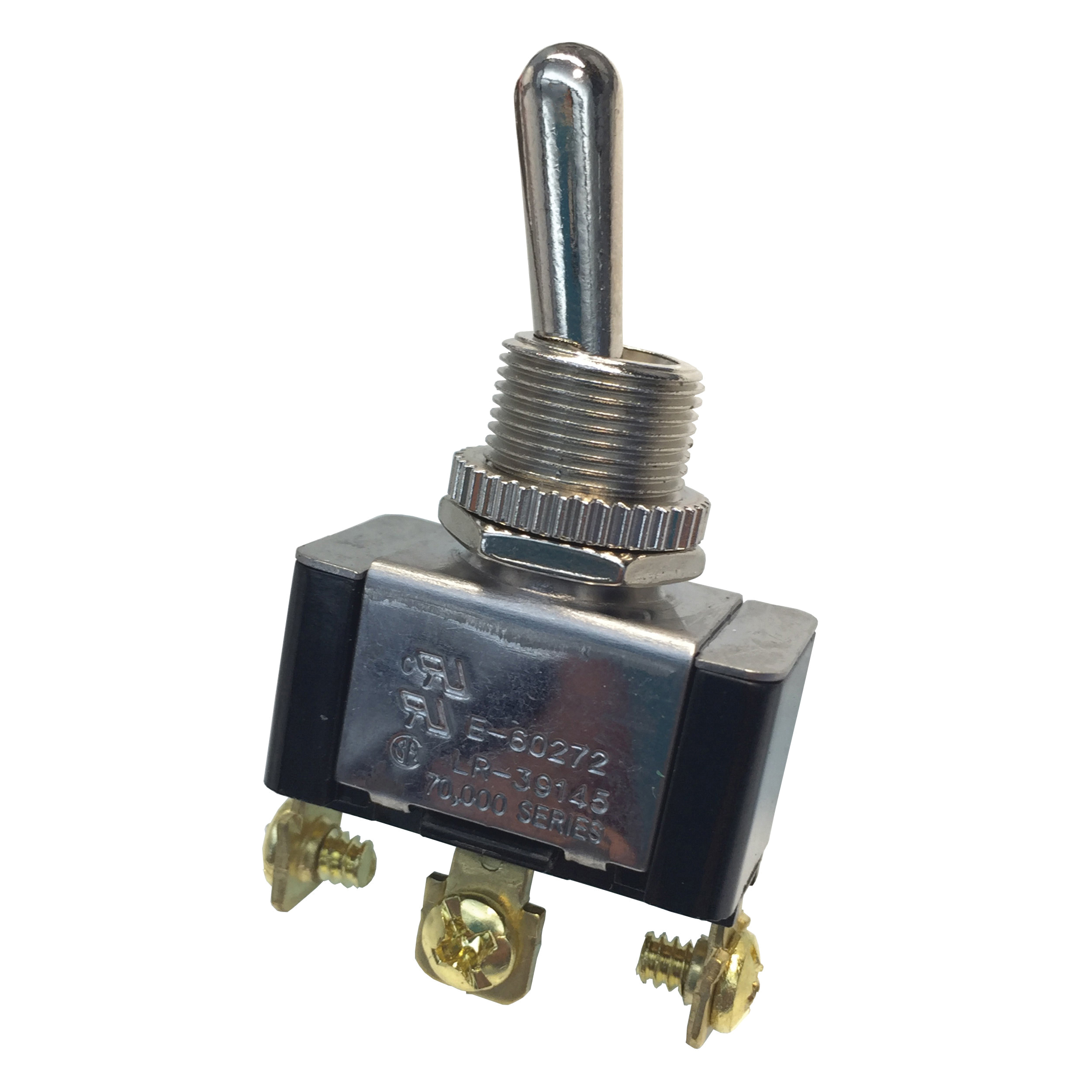 GSW-12 Toggle Switch, 20 A, 125/250 V, SPDT, Screw Terminal, Black