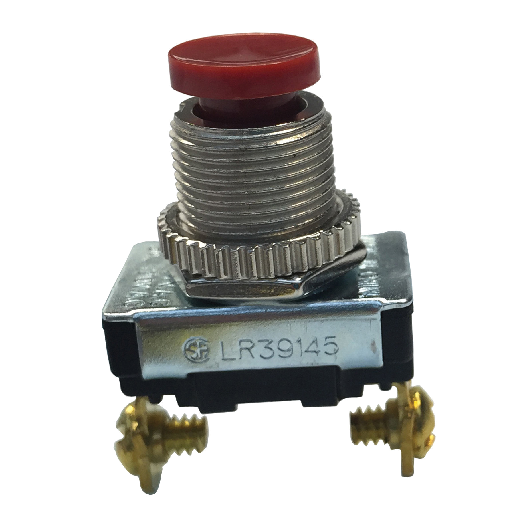 GSW-23 Pushbutton Switch, 3/1.5 A, 120/277 V, SPST, Screw Terminal, Plastic Housing Material, Chrome