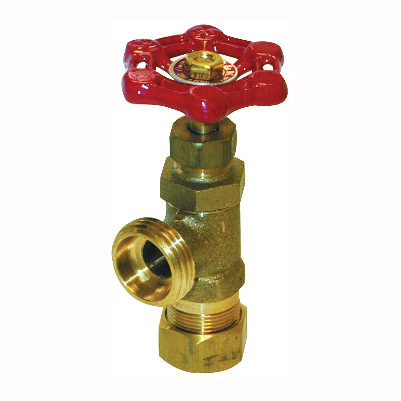 ProLine Series 102-033 Boiler Drain Valve, 1/2 in Connection, Compression x MHT, 125 psi Pressure, Manual Actuator