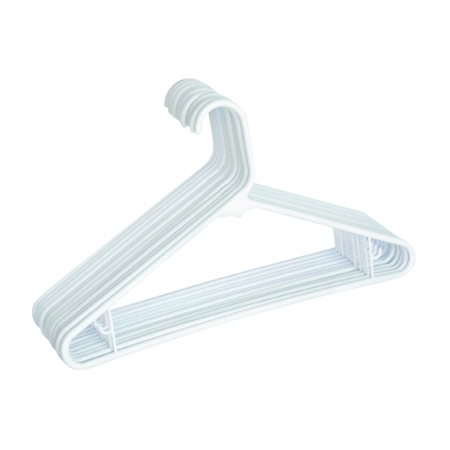 C8716A-WH Tubular Hanger, Plastic, Blue/Green/White