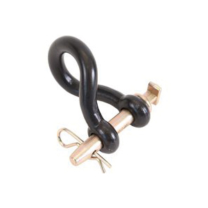 4004553/M8278 Twisted Clevis, 7/8 in, 16,000 lb Working Load, 3-7/8 x 1-5/16 in L Usable, Steel, Powder-Coated