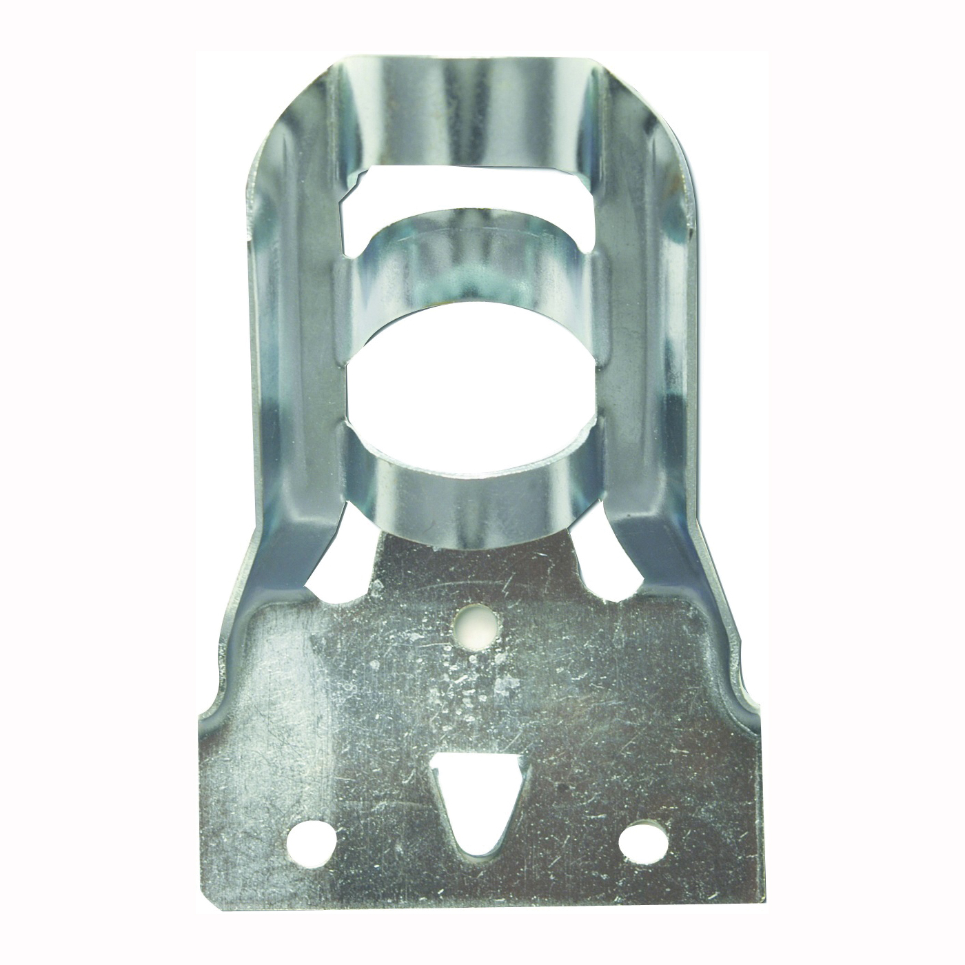 SB2-1 Flag Pole Bracket, Steel, Silver