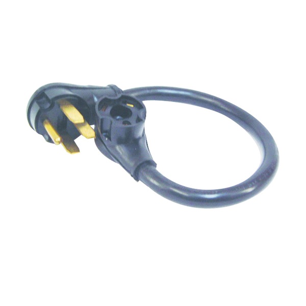 RV-346B Adapter, 50 A Female, 30 A Male, 120 V, Female, Male, 10 AWG Cable