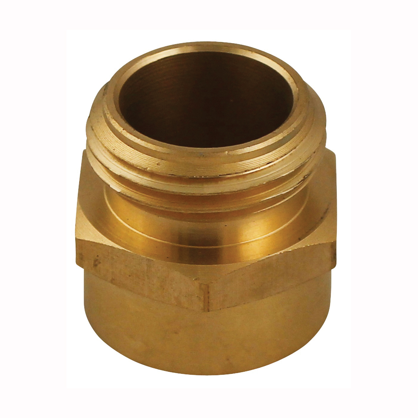 PP850-52 Hose Adapter, 3/4 x 3/4 in, MHT x FIP, Brass, For: Garden Hose
