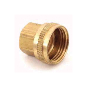PP850-65 Hose Adapter, 3/4 x 1/2 in, FHT x FIP, Brass, For: Garden Hose