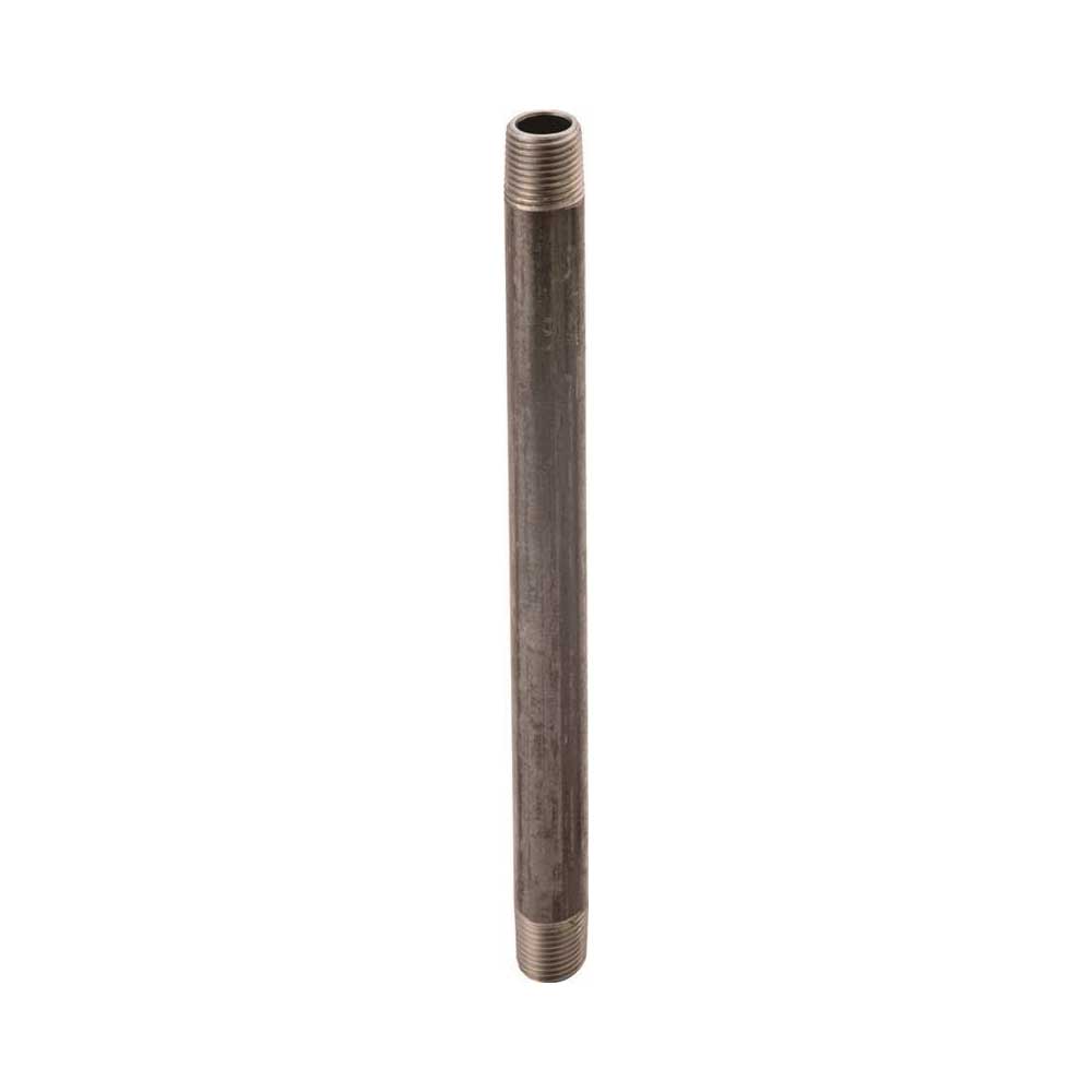 1/4X5 Pipe Nipple, 1/4 in, Male, Steel, 40 Schedule, 5 in L