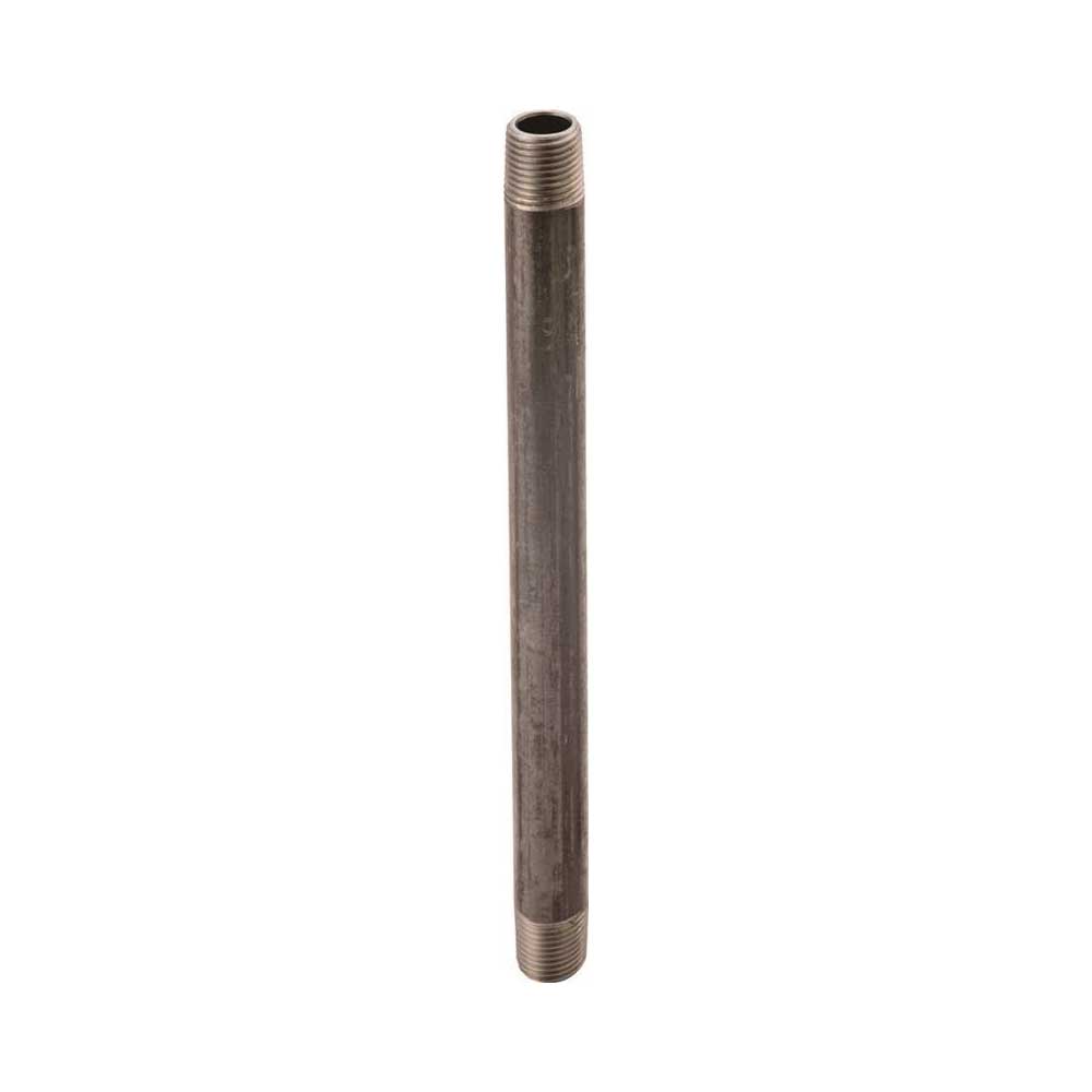 1/2X41/2 Pipe Nipple, 1/2 in, Male, Steel, 40 Schedule, 4-1/2 in L