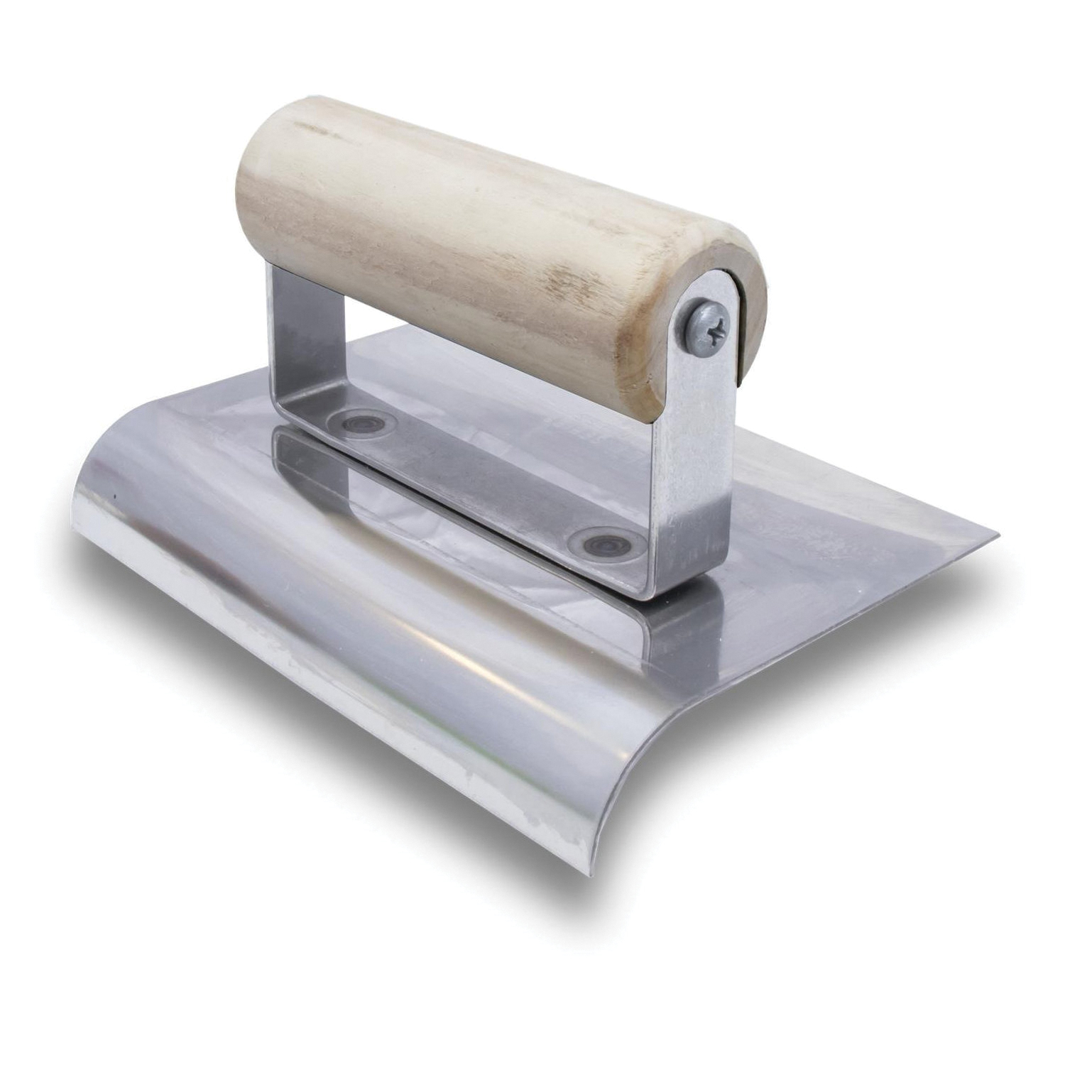 QLT CE509S Hand Edger, 6 in L Blade, 4 in W Blade, Stainless Steel Blade, 5/8 in Lip, 1/2 in Lip Radius, Wood Handle - 2