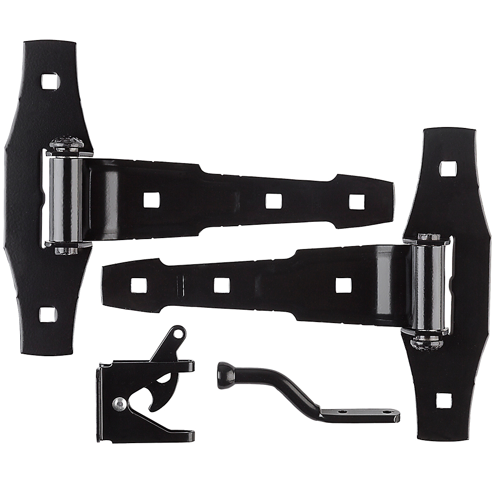 V1299 Series S827-626 Ornamental Gate Kit, Steel, Black, For: Doors, Gates