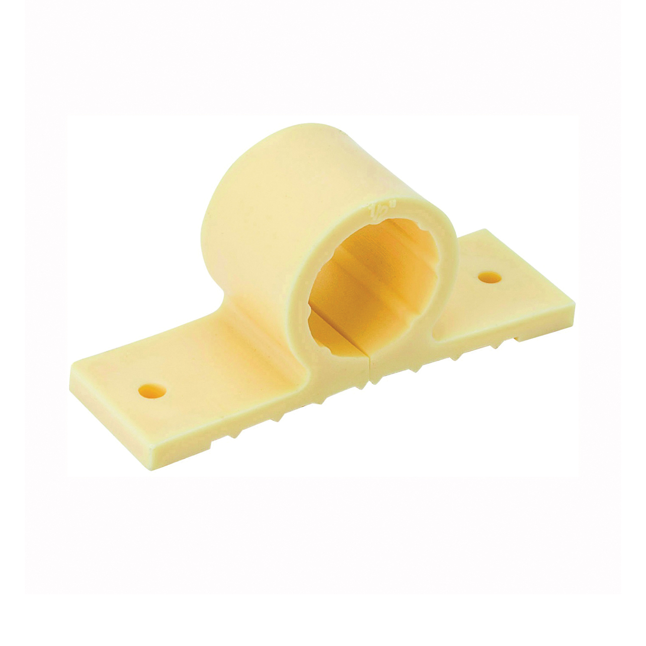 P28-050HC 2-Hole Standard Pipe Clamp, Polypropylene, 1/2 in Pipe/Conduit