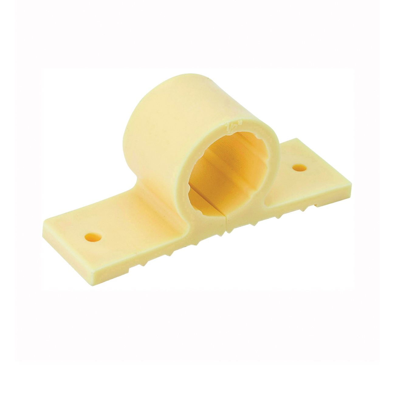 P28-075HC 2-Hole Standard Pipe Clamp, Polypropylene, 3/4 in Pipe/Conduit