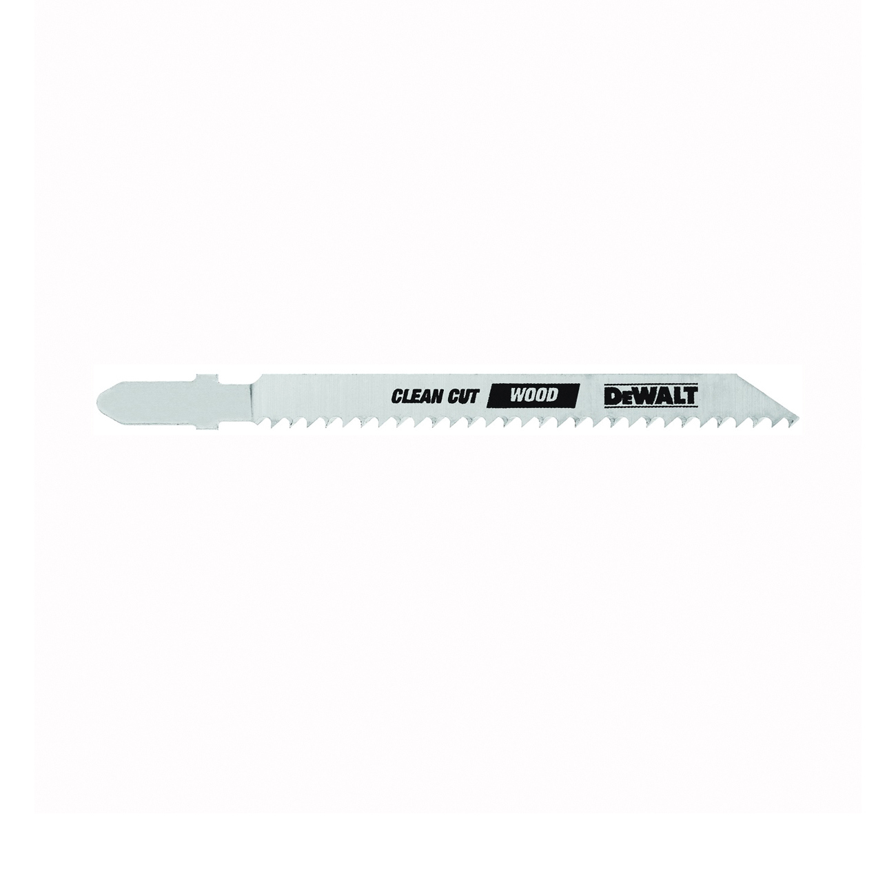DW3760-5 Jig Saw Blade, 1/4 in W, 4 in L, 10 TPI, Cobalt Steel Cutting Edge