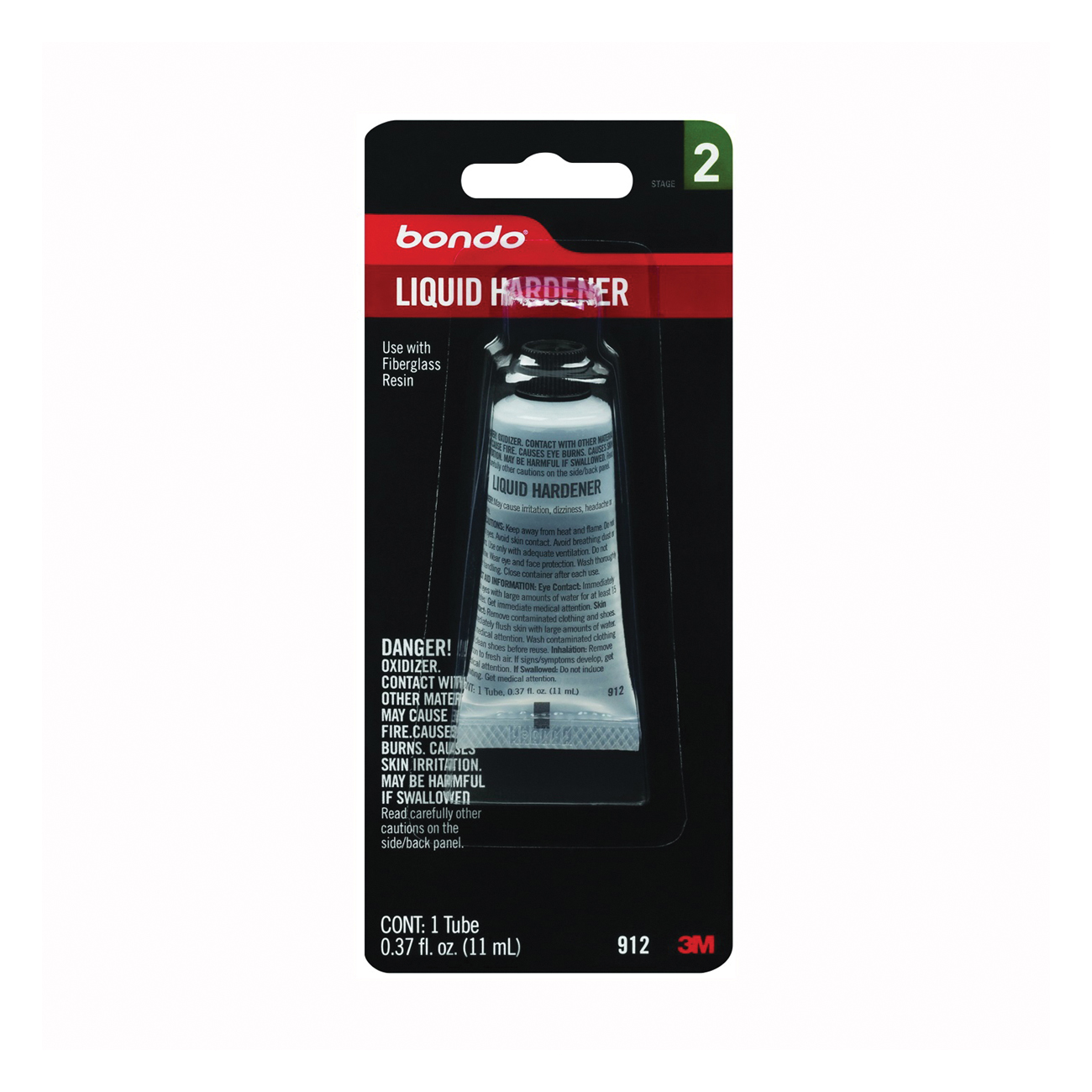 912 Hardener, 0.37 oz Tube, Liquid