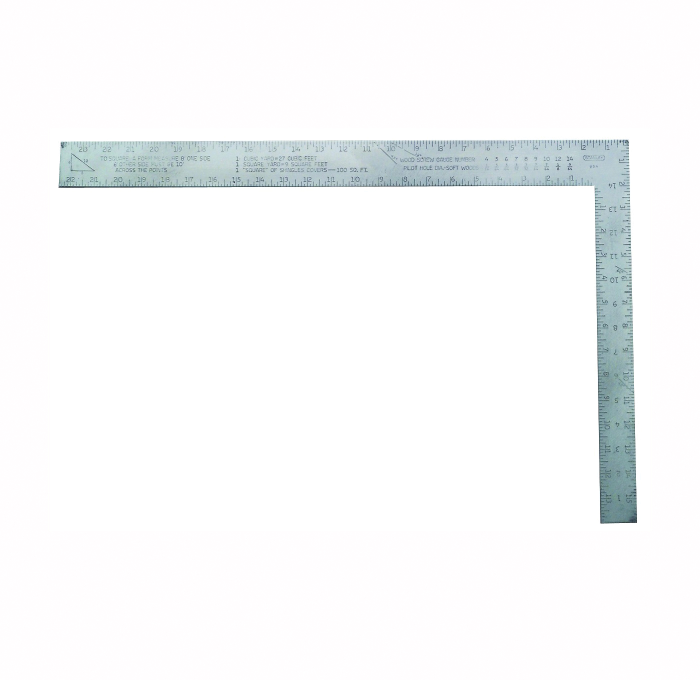 45-300 Carpenter's Square, SAE Graduation, Aluminum