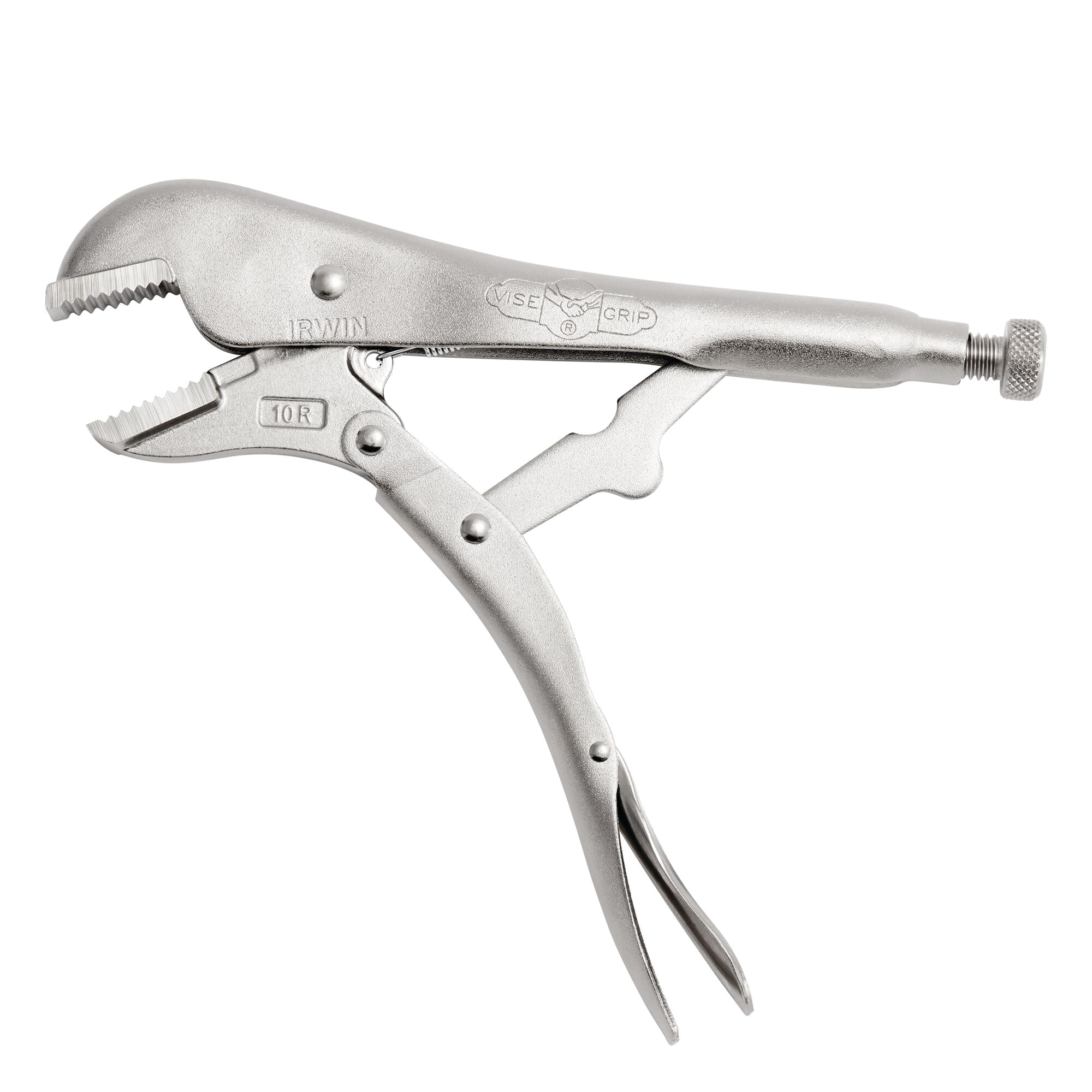 Original 102L3 Locking Pliers, 10 in OAL, 1-3/4 in Jaw Opening, Plain Grip Handle, 5/8 in W Jaw, 1-15/64 in L Jaw