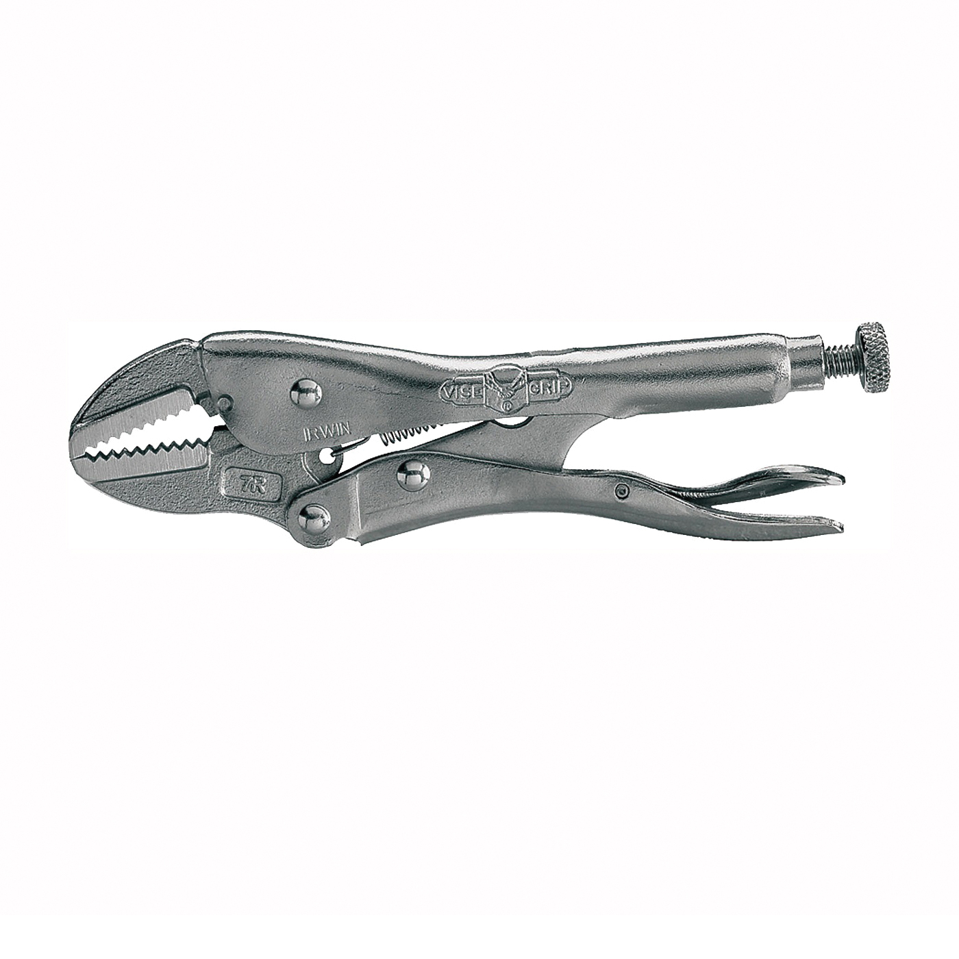 Original 302L3 Locking Pliers, 7 in OAL, 1-5/16 in Jaw Opening, Plain Grip Handle, 3/8 in W Jaw, 1-3/16 in L Jaw