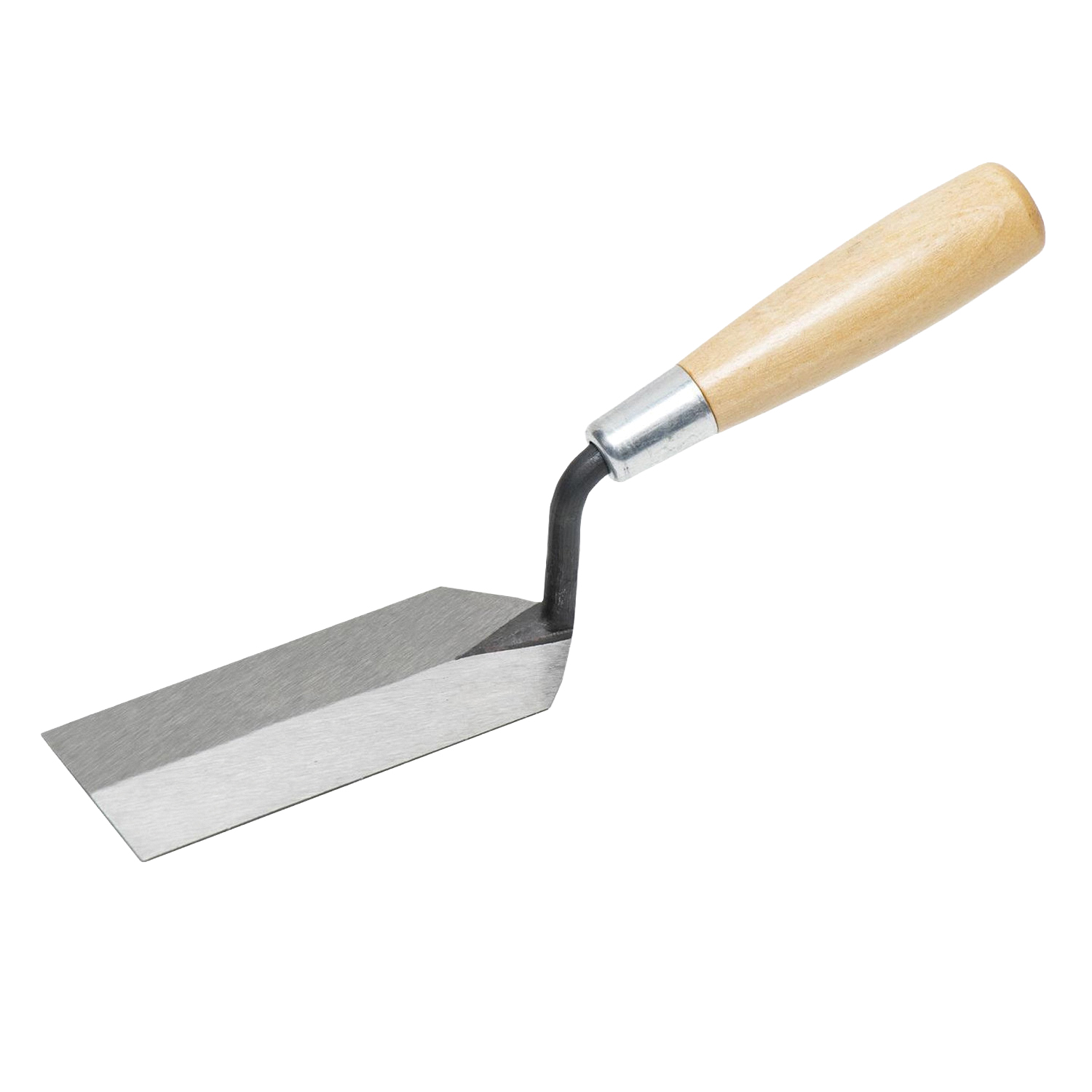 52 Margin Trowel, 5 in L Blade, 2 in W Blade, HCS Blade, Wood Handle