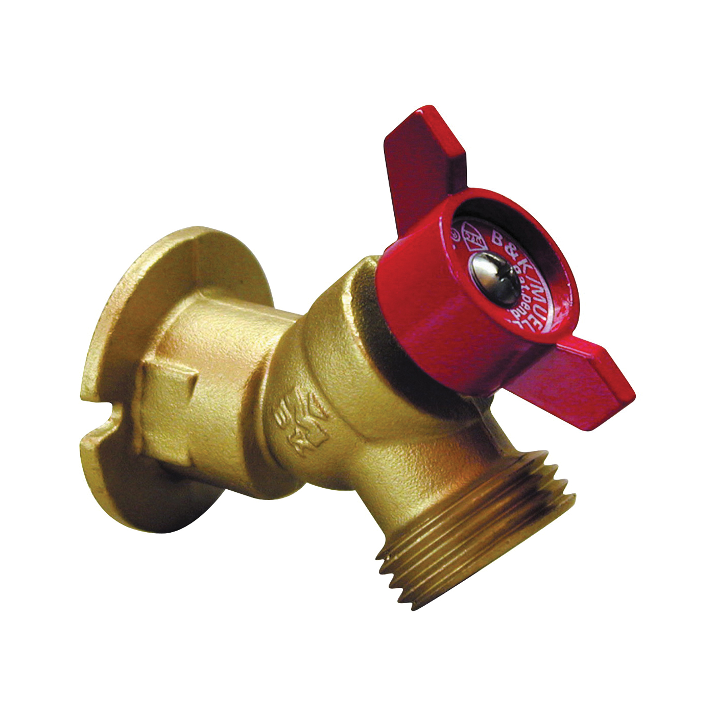 108-054HN Sillcock Valve, 3/4 x 3/4 in Connection, FPT x Male Hose, 125 psi Pressure, Brass Body
