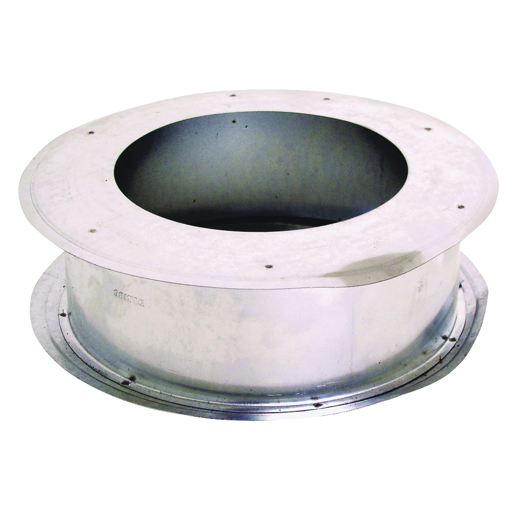 4EWT Wall Thimble, 0.018 in Gauge, Steel, Galvanized, Wall Mounting, For: Type B Gas Vent
