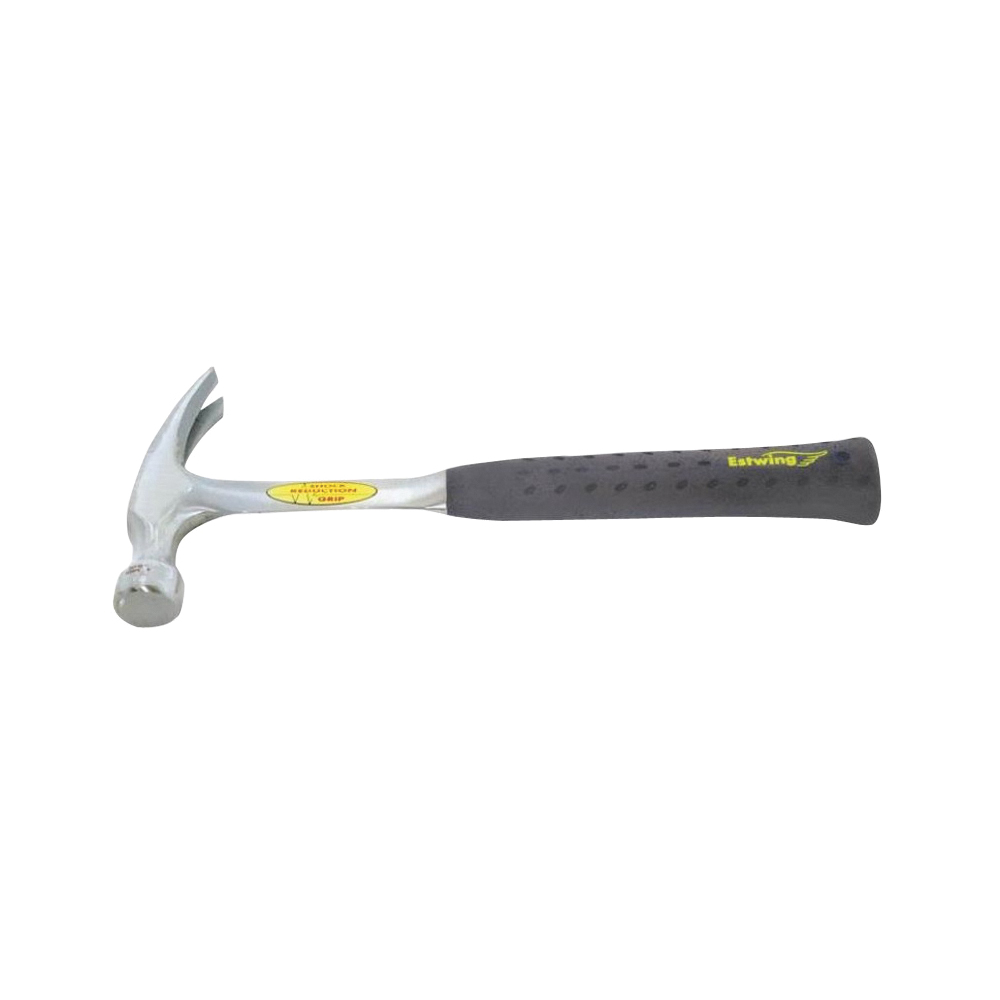 E3-20S Nail Hammer, 20 oz Head, Rip Claw, Smooth Head, Steel Head, 13-3/4 in OAL