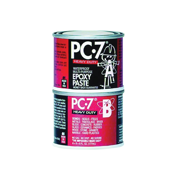 PC-7 0.5LB. 2-Part Epoxy Adhesive, Gray, Paste, 0.5 lb Jar