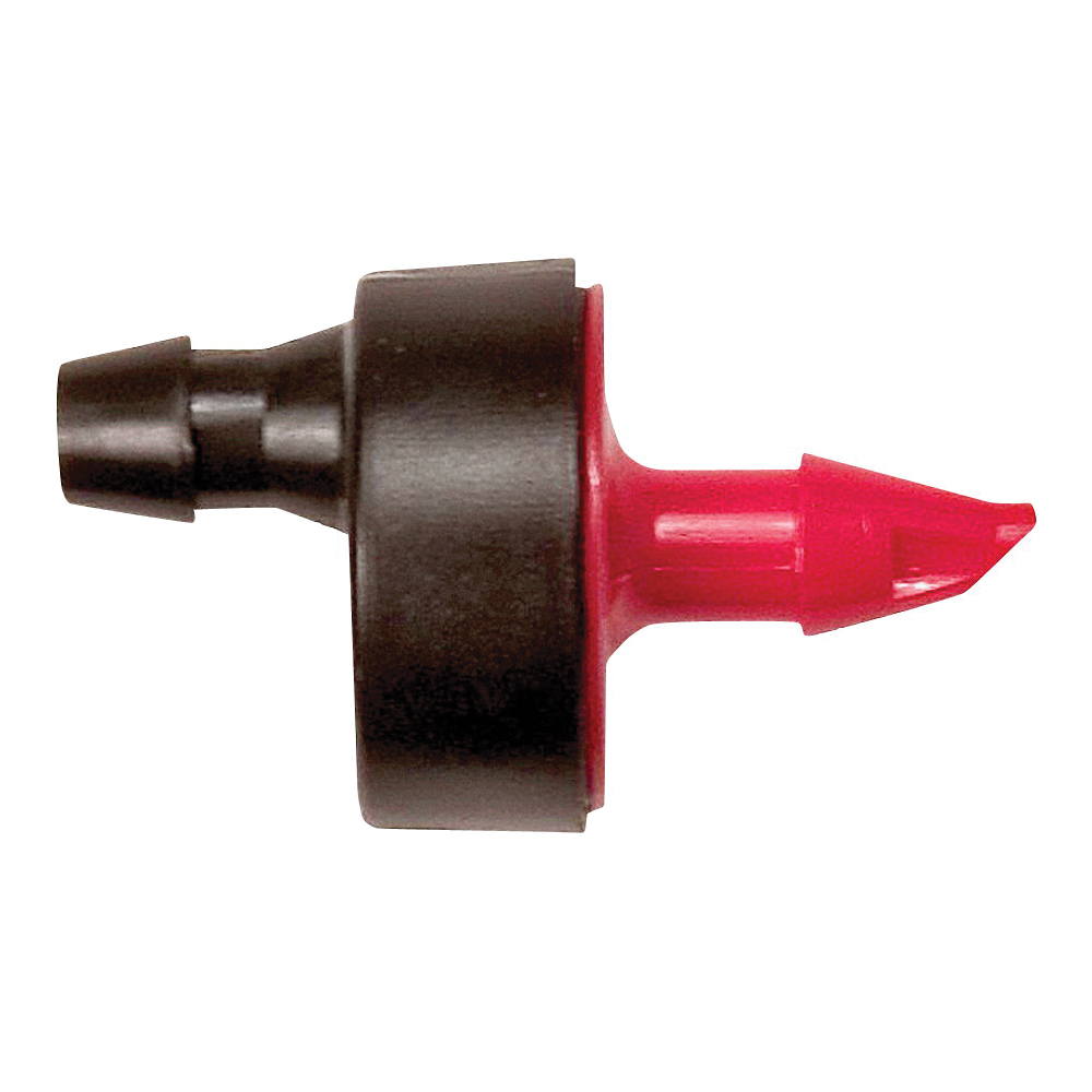 SW20/10PS Single Outlet Spot Watering Emitter, Plastic, Black/Red