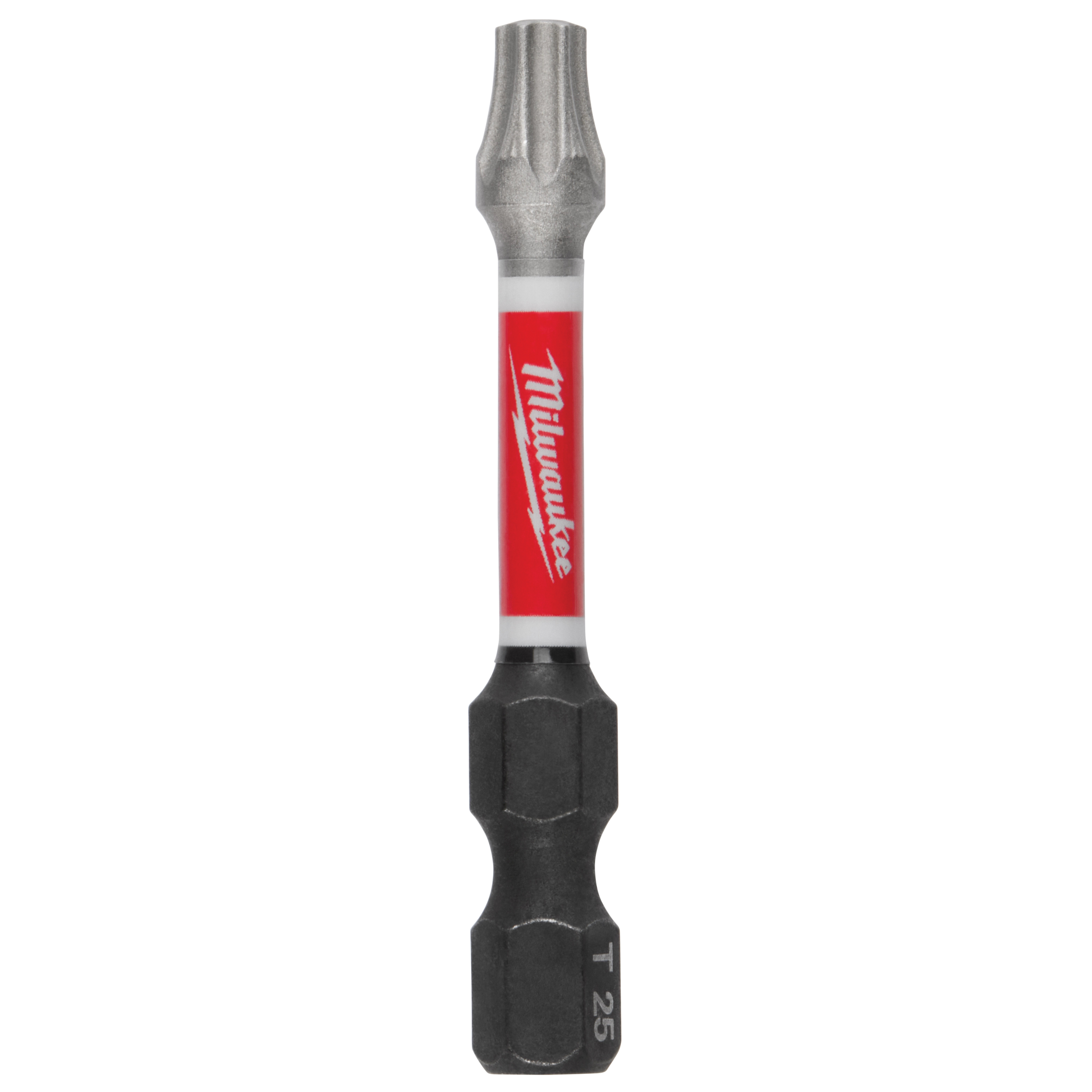 SHOCKWAVE 48-32-4685 Impact-Duty Power Bit, #25 Drive, Torx Drive, 1/4 in Shank, Hex Shank, 2 in L, Steel